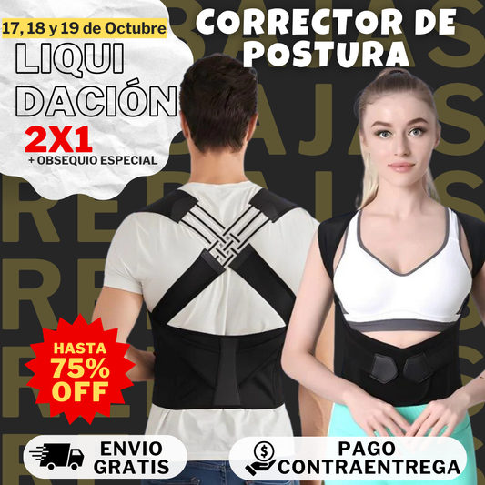 Corrector de postura 2x1 + REGALO
